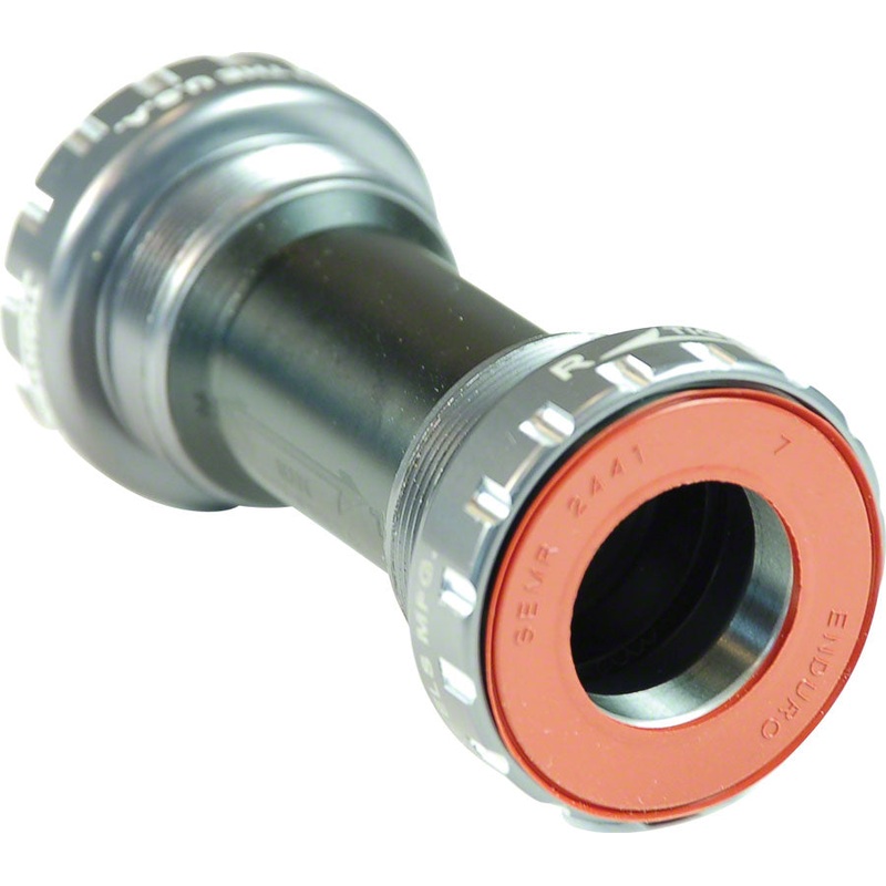 Wheels Manufacturing BSA Bottom Bracket - Shimano Road Angular Contact Bearings Gray Cups