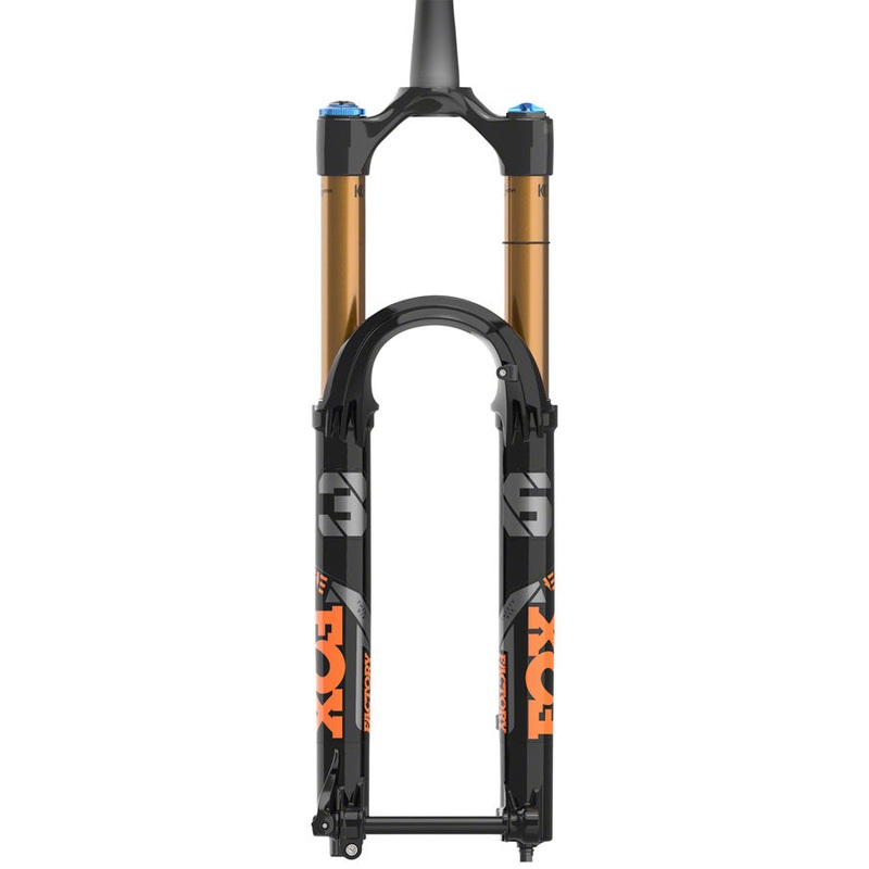 FOX 36 E-Optimized Factory Suspension Fork - 27.5" 160 mm 15QR x 110 mm 44 mm Offset Shiny BLK Grip 2