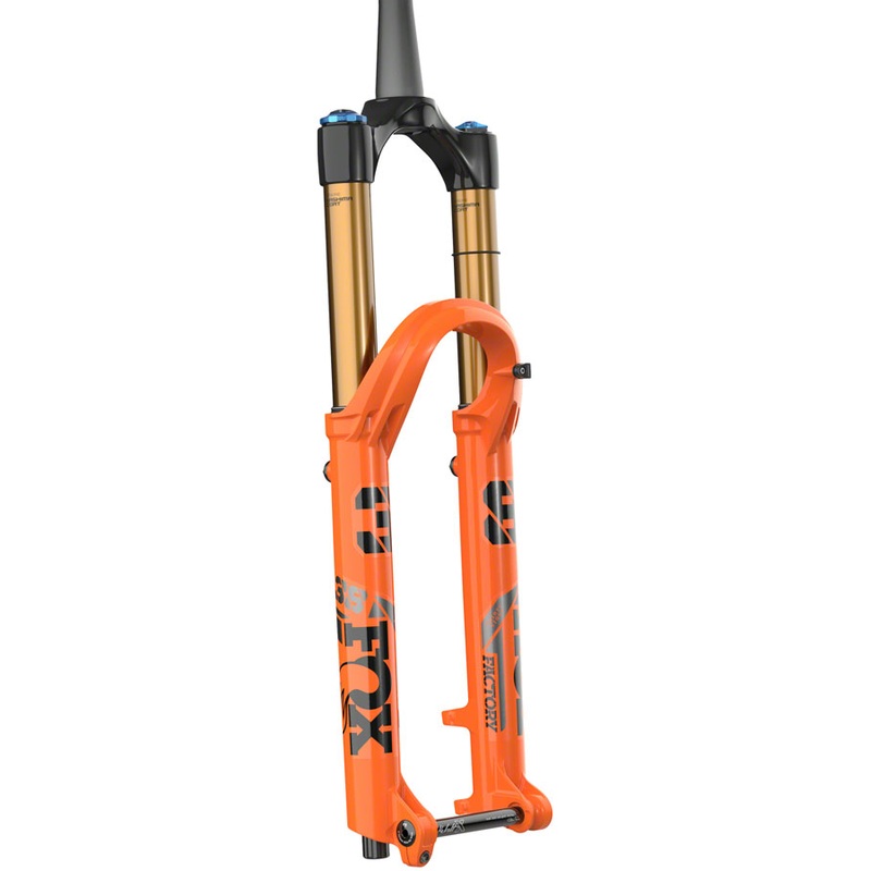 FOX 38 Factory Suspension Fork - 29" 170 mm 15 x 110 mm Kabolt-X 44mm Offset GRIP X2 Damper 58HT Shiny Orange