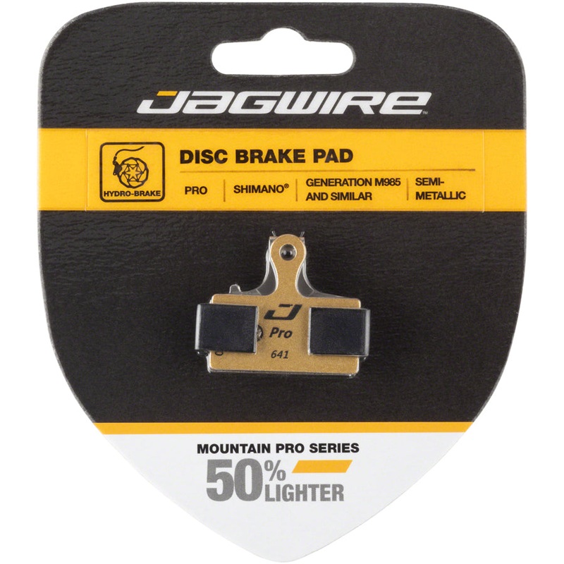 Jagwire Pro Semi-Metallic Disc Brake Pads - For Shimano S700 M615 M6000 M785 M8000 M666 M675 M7000 M9000 M9020 M985 M987