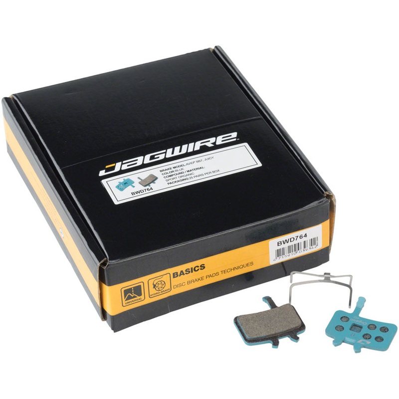 Jagwire Sport Organic Disc Brake Pads - For Avid BB7 Juicy Bulk Box of 25