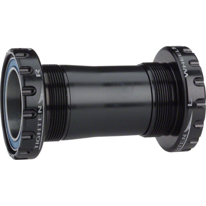 Wheels Manufacturing BSA 30 Bottom Bracket - English BSA Frame Interface ABEC-3 Bearings For 30mm Spindle BLK