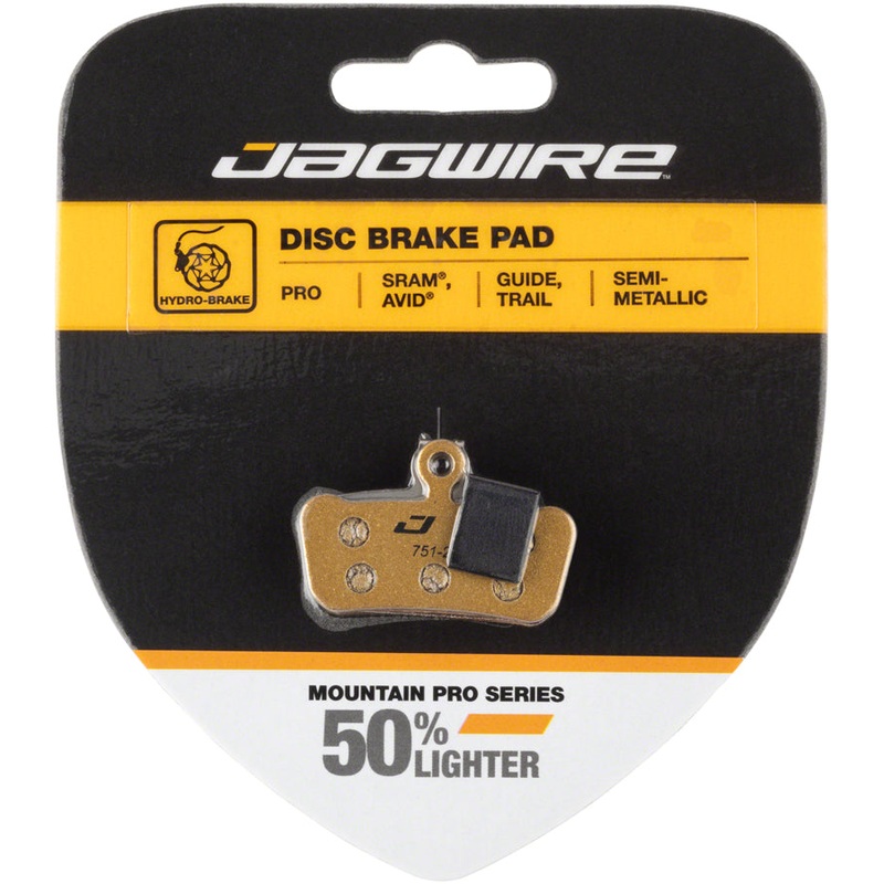 Jagwire Mountain Pro Alloy Backed Semi-Metallic Disc Brake Pads SRAM Guide RSC RS R Avid Trail