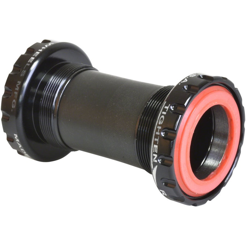 Wheels Manufacturing BSA English Threaded Bottom Bracket - DUB Spindle ABEC-3 Bearing BLK
