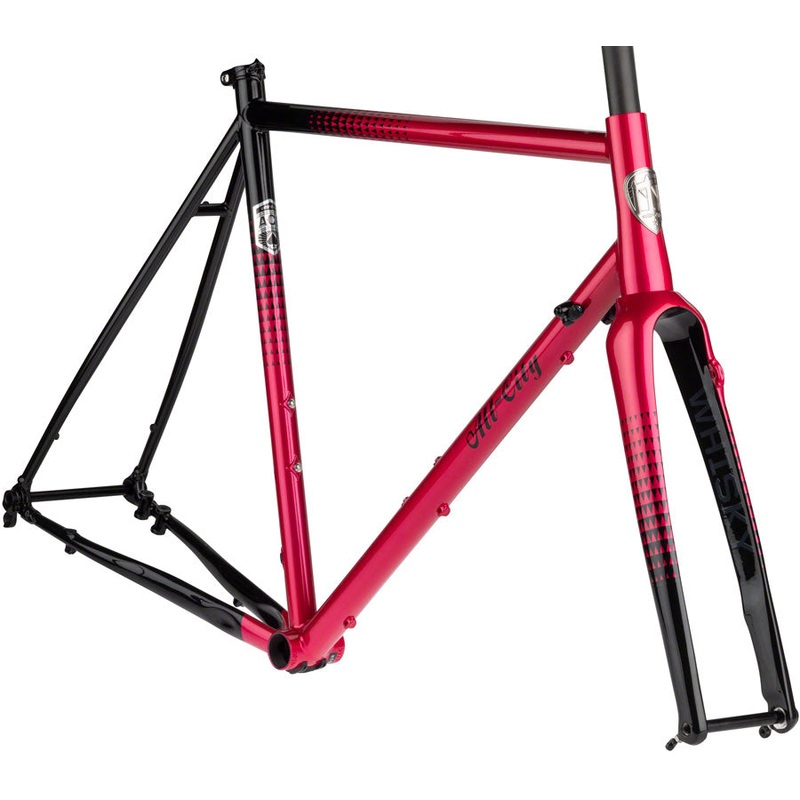 All-City Zig Zag Frameset - 700c Steel Sour Cherry Seltzer 58cm