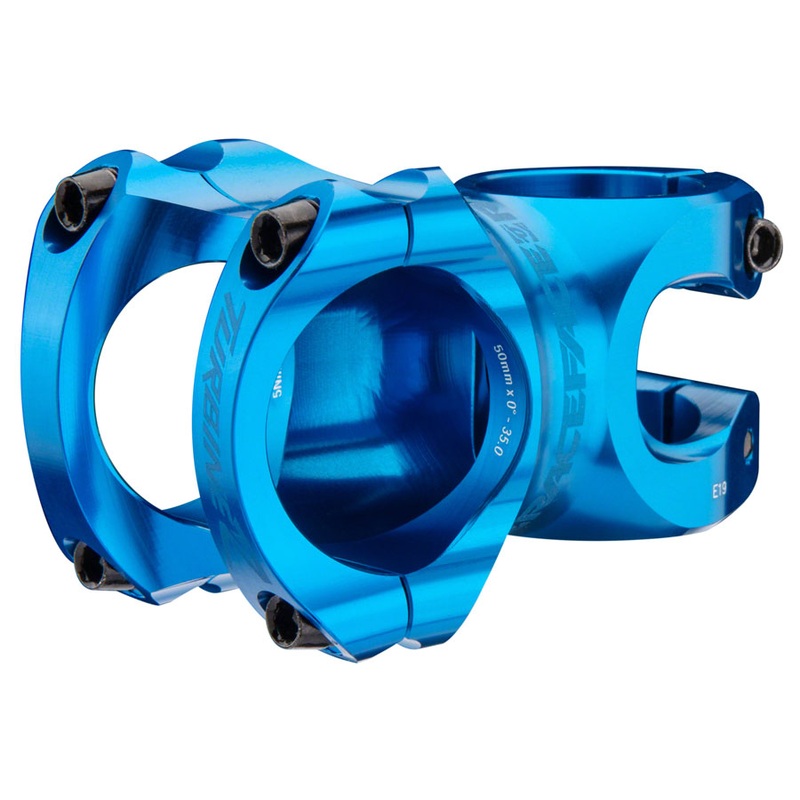 RaceFace Turbine R 35 Stem - 50mm 35mm Clamp +/-0 1 1/8" Blue