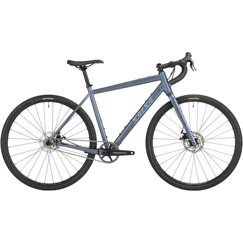 Salsa Stormchaser Single Speed Bike - 700c, Aluminum, Charcoal Blue 49Cm