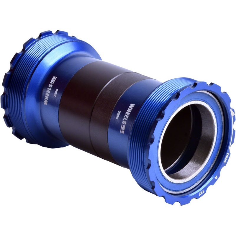 Wheels Manufacturing T47 Inboard Bottom Bracket - For 30mm Spindle ABEC-3 Bearings Fits Frames 68mm-132mm BB Shells Blue