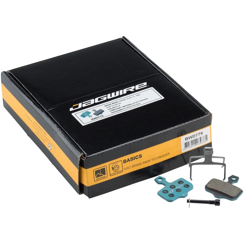 Jagwire Sport Organic Disc Brake Pads - For various SRAM Level Avid Elixir Models Box/25 Pairs