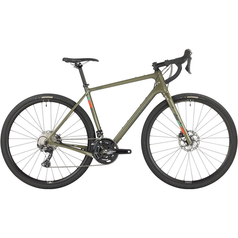 Salsa Warbird C GRX 810 Bike - 700c Carbon Green 57.5cm