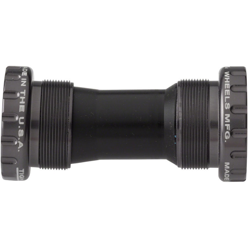 Wheels Manufacturing BSA Bottom Bracket - Shimano MTB ABEC-3 Bearings Gray Cups