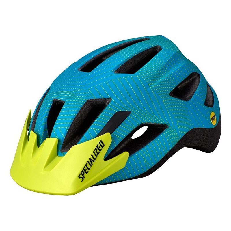 2021 Shuffle Child Led Sb Mips AQUA/HYPER GREEN DOT PLANE