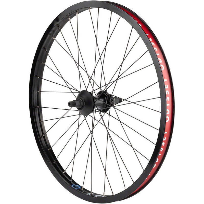 Odyssey Hazard Lite Rear Wheel - 24" 14 x 110mm Rim Brake Cassette RHD/LHD Hard BLK Clincher