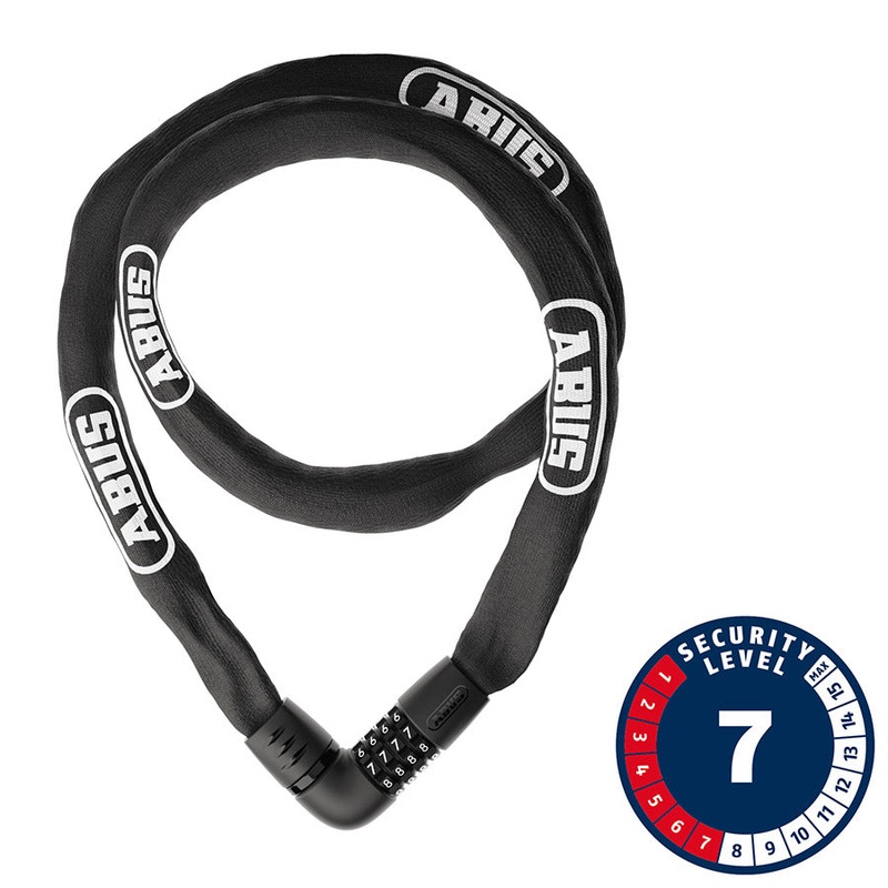 Abus Tresor 6807C Chain Lock Combination 7mm 140cm 4.6' Black