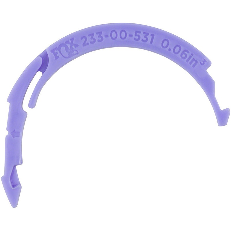 FOX Volume Spacers - Nude 5 T/TR 2022 XV Chamber .06in Purple Each