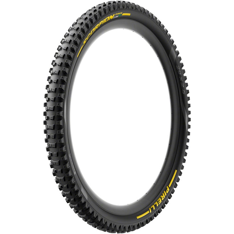 Pirelli Scorpion Race DH T Tire - 29 x 2.5 Clincher Wire YLW Label Team Edition DualWALL+ SmartEVO DH