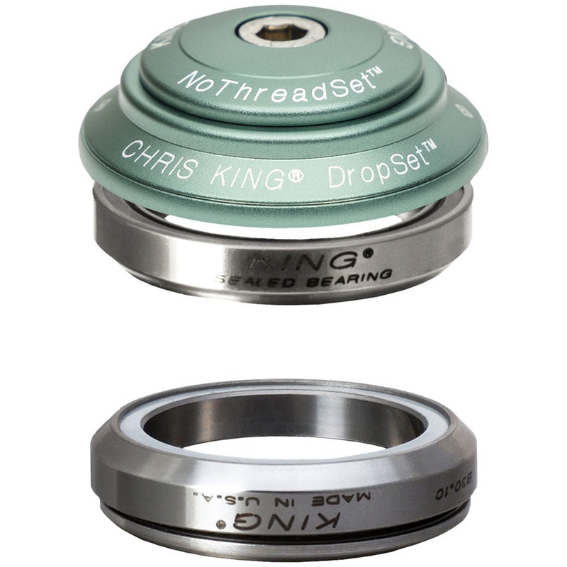 Chris King DropSet 4 Headset - 1-1/8" 42/42mm 45 Deg Matte Jade