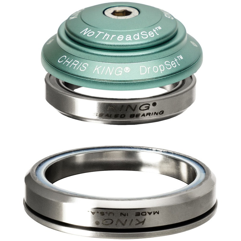 Chris King DropSet 6 Headset - 1-1/8" 41/41mm 45 Deg Matte Jade