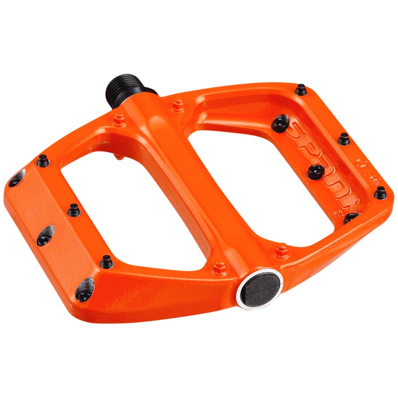 Spank Spoon DC Pedals - Platform Aluminum 9/16" Orange