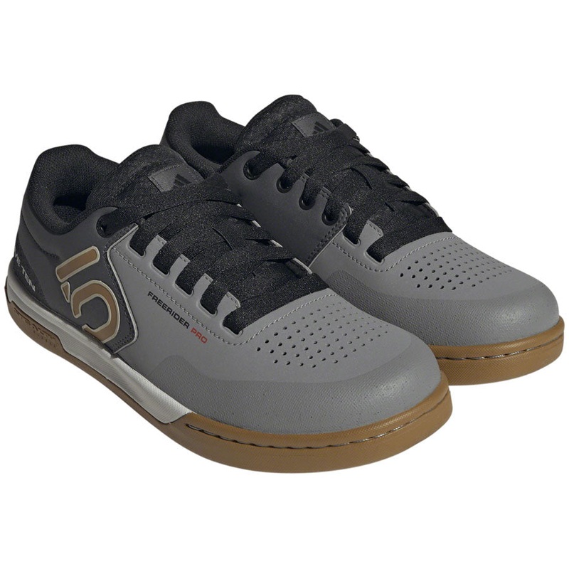 Five Ten Freerider Pro Flat Shoes - Mens Gray Three/Bronze/Core Black 13