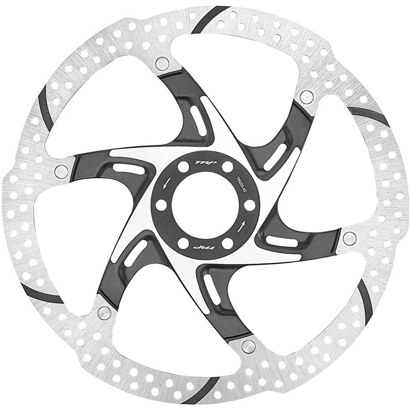 TRP 2-Piece Slotted 6-Bolt Rotor 2.3mm Thick 180mm
