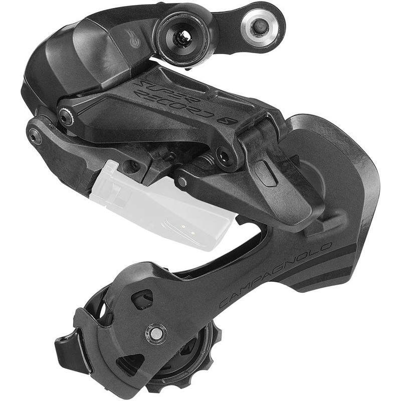 Campagnolo Super Record S Wireless Rear Derailleur - 12-Speed Short Cage Battery Sold Separate BLK