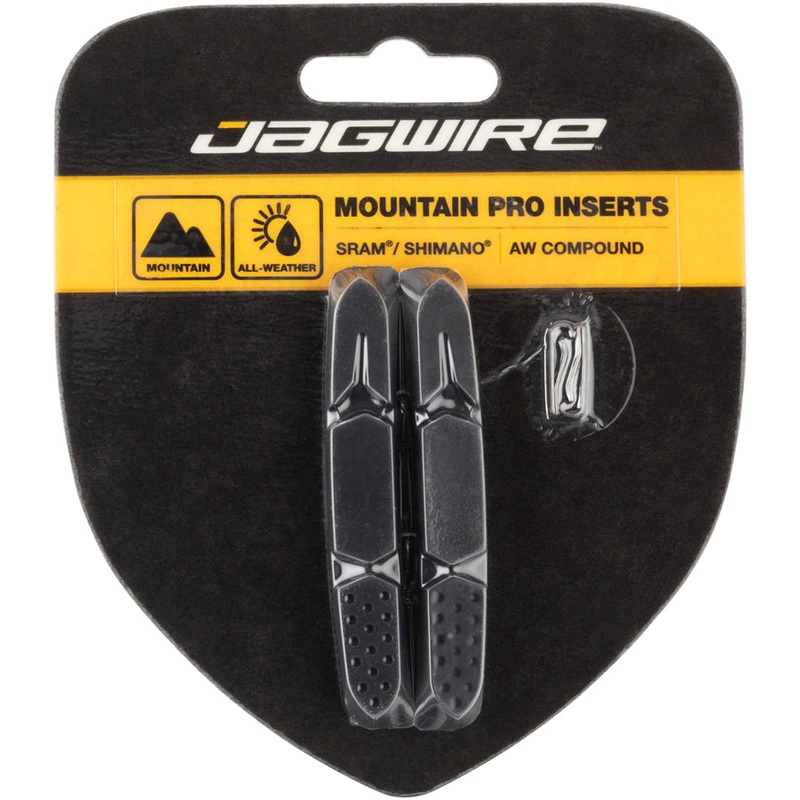 Jagwire Mountain Pro Brake Pad Replacement Inserts Black
