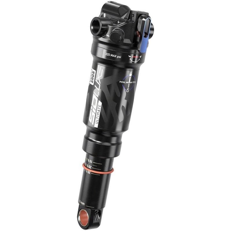 RockShox SIDLuxe Ultimate Rear Shock - 165 x 42.5 mm SoloAir 1 Token Reb85/Comp30 L/O8 3P Lever Trunnion A2