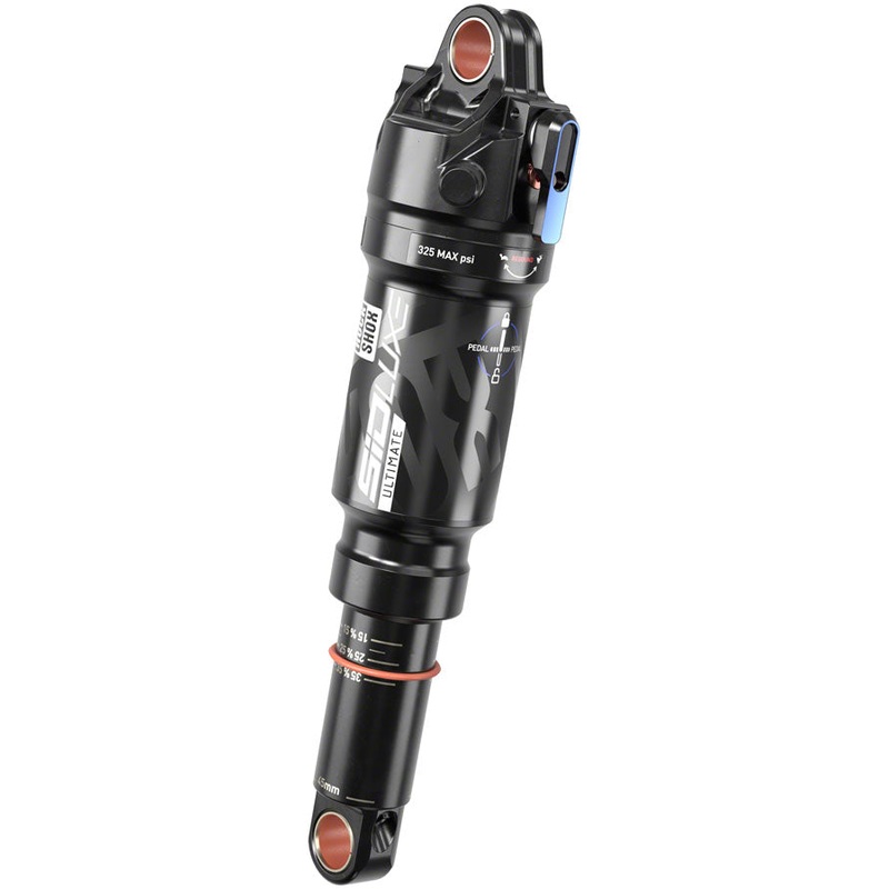 RockShox SIDLuxe Ultimate Rear Shock - 190 x 45 mm SoloAir 1 Token Reb85/Comp30 L/O8 3P Lever Standard A2 Transition Spur 2022+