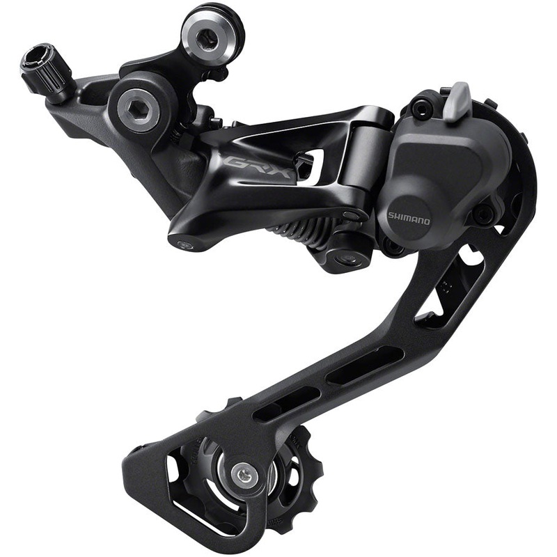 Shimano GRX RD-RX400 Rear Derailleur - 10-Speed Long Cage Black With Clutch
