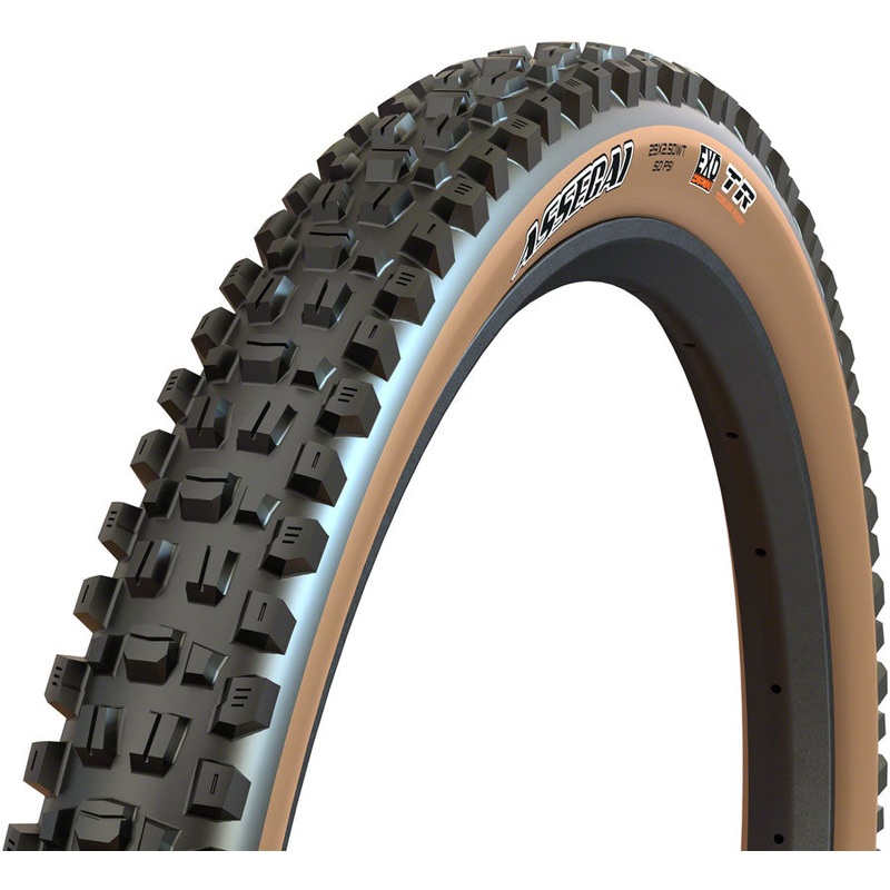 Maxxis Assegai Tire - 27.5 x 2.5 Tubeless Folding Black/Tan EXO