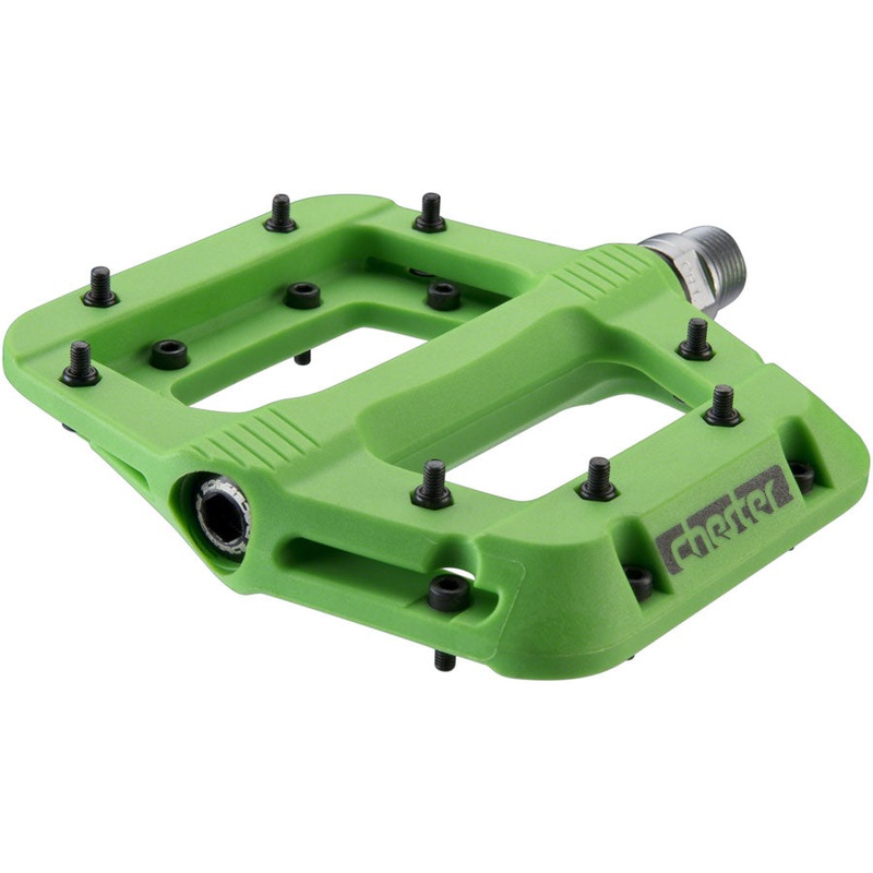 RaceFace Chester Pedals - Platform Composite 9/16" Green