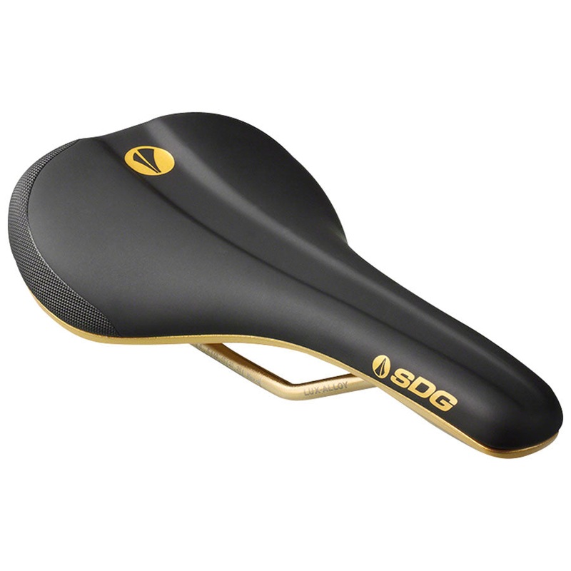 SDG Bel-Air V3 Galaxic Saddle Lux Rails Black/Gold
