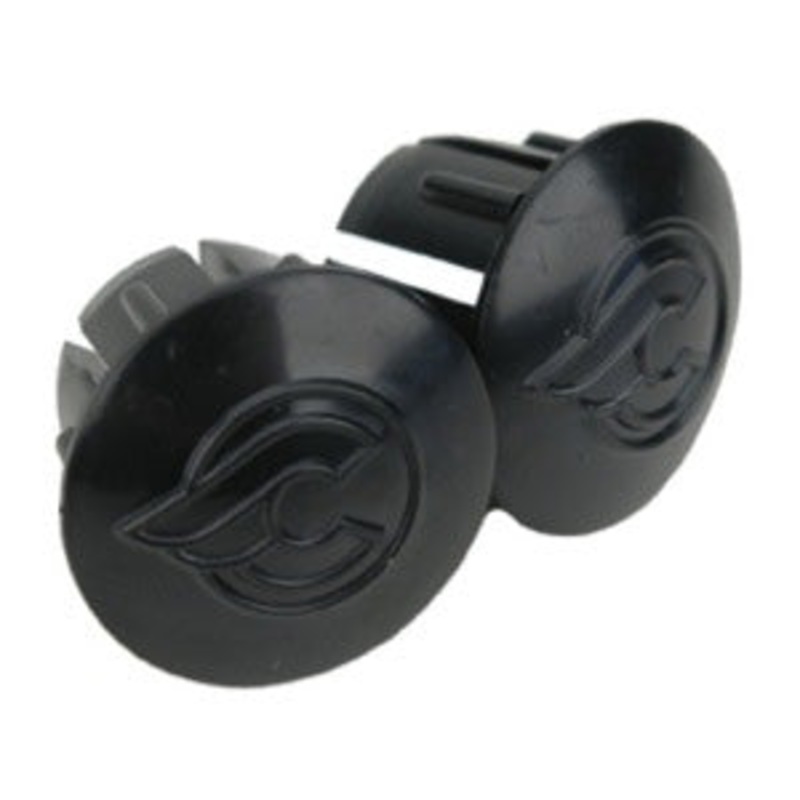 Cinelli Bar End Plugs Cinelli Milano Black Pair