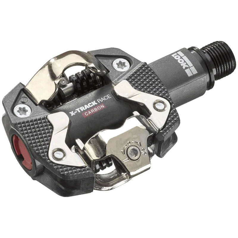 LOOK X-TRACK RACE CARBON Pedals - Dual Sided Clipless Chromoly 9/16" Black