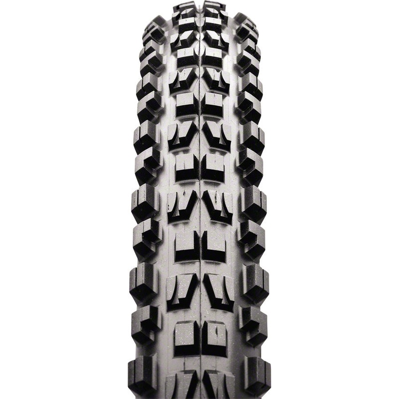 Maxxis Minion DHF Tire - 27.5 x 2.5 Tubeless Folding BLK/Dark Tan DualEXO Wide Trail