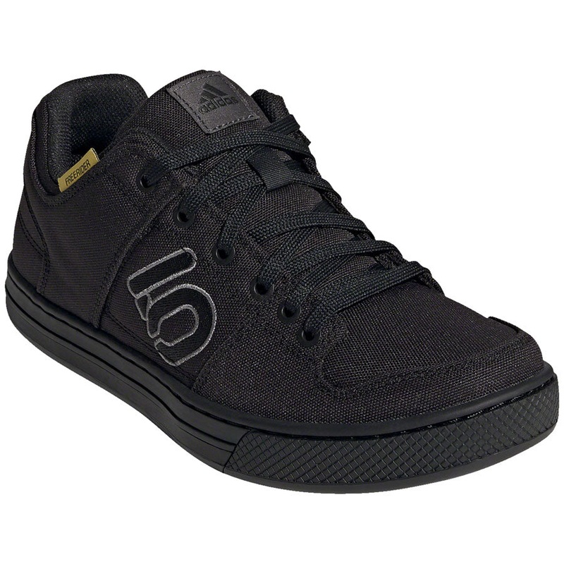 Five Ten Freerider Canvas Flat Shoes - Mens Core BLK/DGH Solid Gray/Gray Five 12