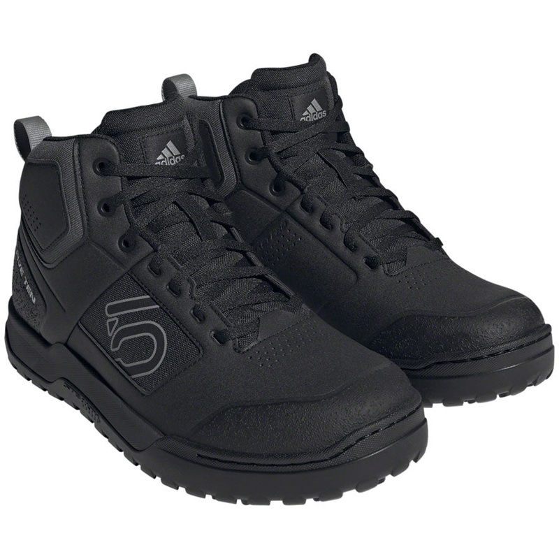 Five Ten Impact Pro Mid Flat Shoes - Mens Core Black/Gray Three/Gray Six 12
