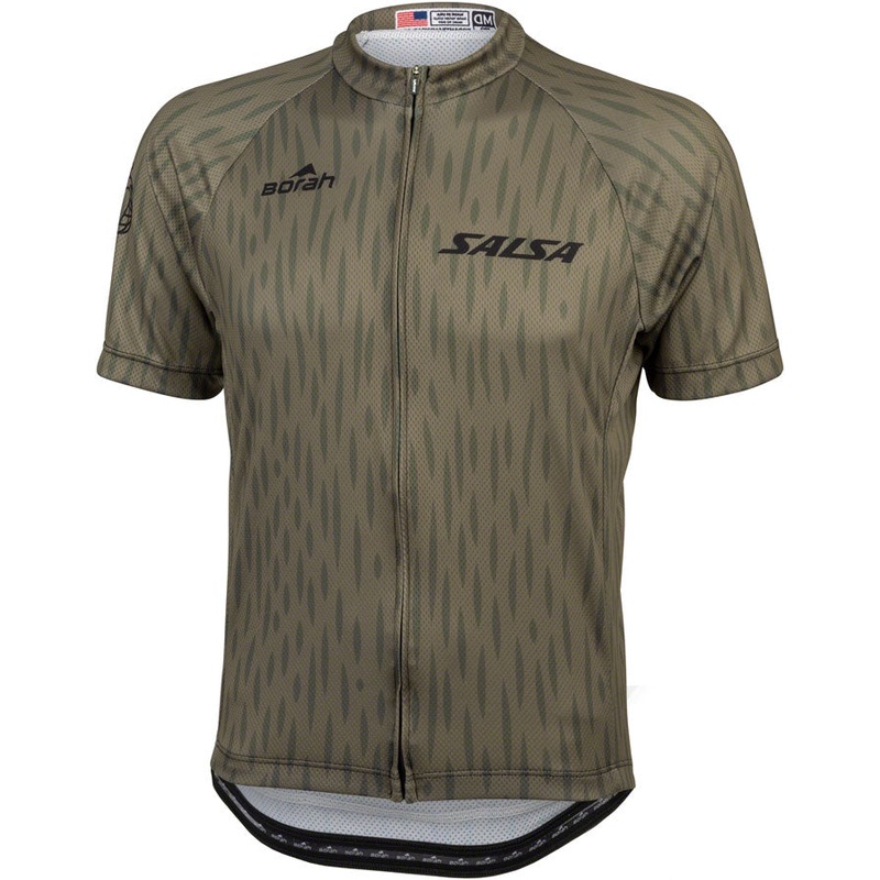 Salsa Mens Hinterland Jersey - Large Olive Green