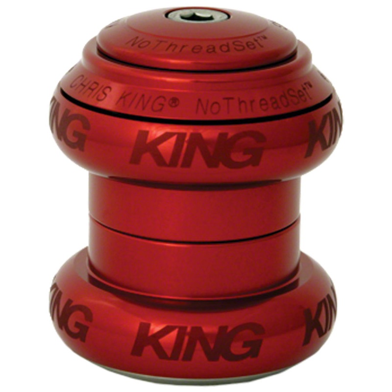 Chris King NoThreadSet Headset - 1-1/8" Sotto Voce Red