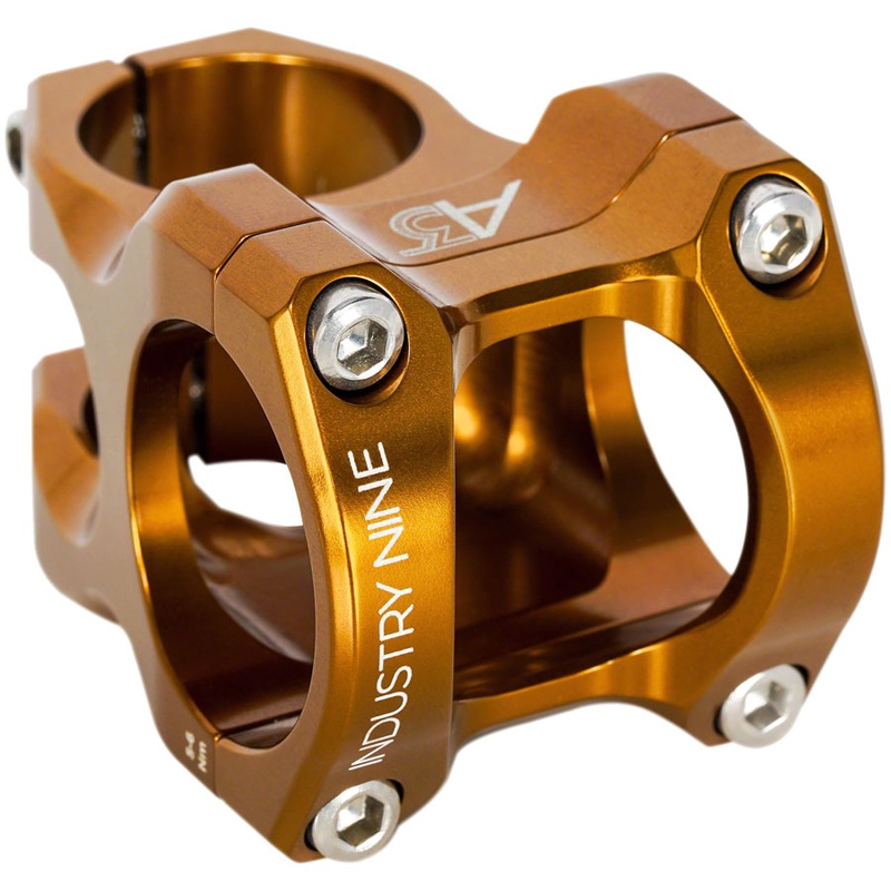 Industry Nine A318 Stem - 50mm 31.8mm Clamp +/-4.4 1 1/8" Aluminum Bronze