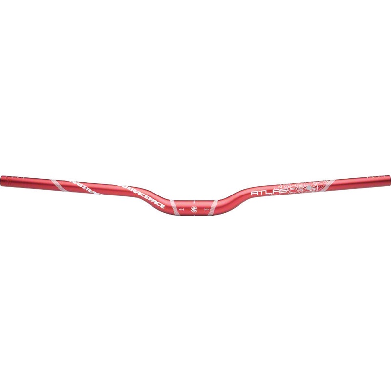 RaceFace Atlas Riser Handlebar 31.8 x 785mm 1-1/4" Rise Red