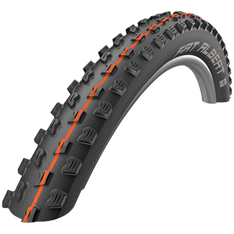 Schwalbe Fat Albert Front Tire - 27.5 x 2.35 Tubeless Folding BLK Evolution Addix Soft Snakeskin