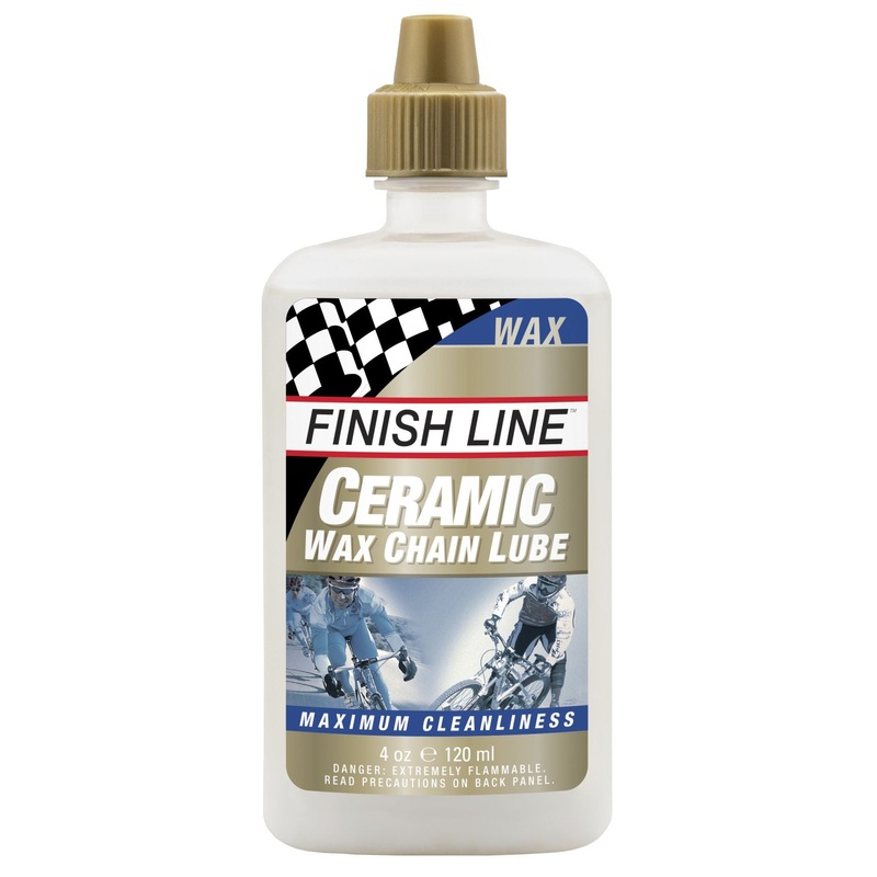 Finish Line Ceramic Wax Bike Chain Lube - 4oz Drip