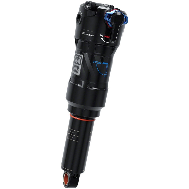 RockShox Deluxe Ultimate RCT Rear shock 165x45 Shaft Eyelet: Trunnion Body Eyelet: Standard Linear 0 Neg/1 Pos Token Linear Reb/Low Comp 380lb Lockout Force