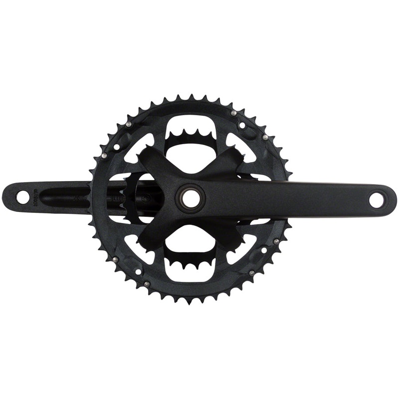 Samox G3 Crankset - 170mm 10-11 Speed 44/28t 104/64bcd 24mm Spindle Black