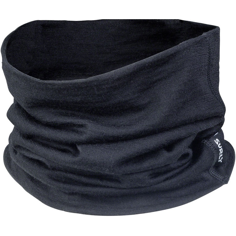 Surly Lightweight Neck Toob - Wool Black 150gm One Size