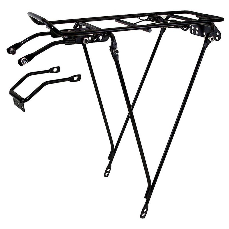 Ventura Screw-On II S Rear Rack Black Fits 26 to 700C Max load 10kg