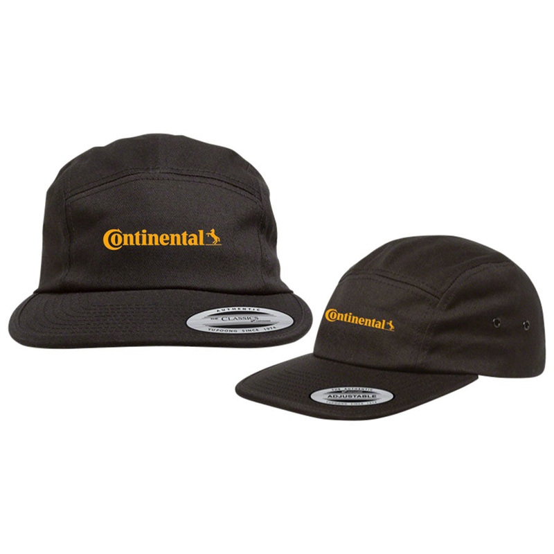 Continental 5 Panel Hat - Black