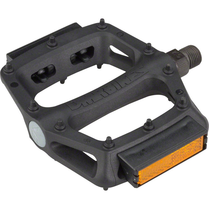 DMR V6 Pedals - Platform Plastic 9/16" Black with Reflectors